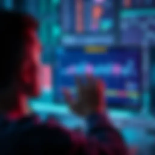 A person looking at a computer screen with a long queue graphic, showing frustration over delays in the Pi Network migration process