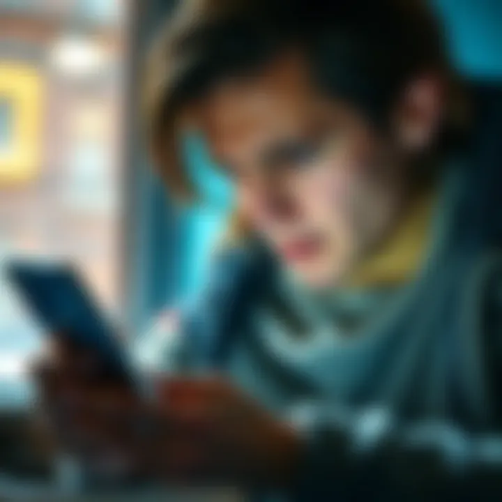 User showing frustration while trying to top up their Revolut account on a smartphone