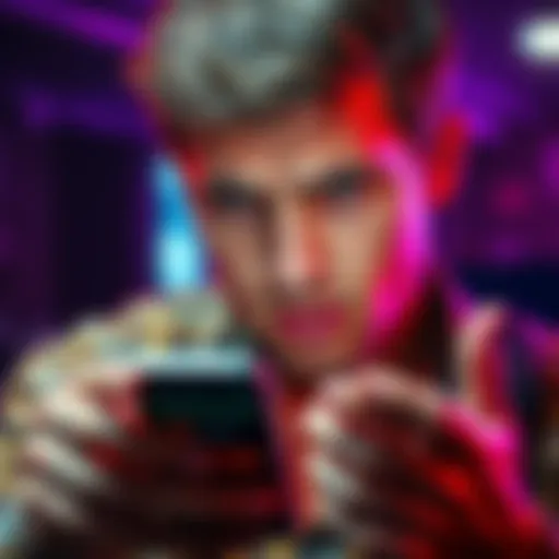 A person showing frustration while staring at their smartphone with a crash notification on the screen
