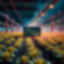 Screenshot of Fry Networks' yield farming and staking platform showing $FRY tokens and IoT devices.