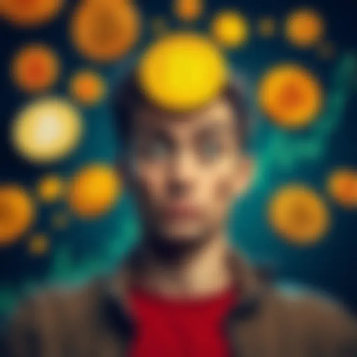 Funny Question About Bitcoin A person with a confused expression asking a humorous question about Bitcoin, surrounded by Bitcoin symbols and charts.