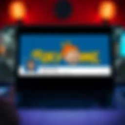 A bright and humorous username displayed on a social media profile with a silly cartoon profile picture, showcasing joy and laughter