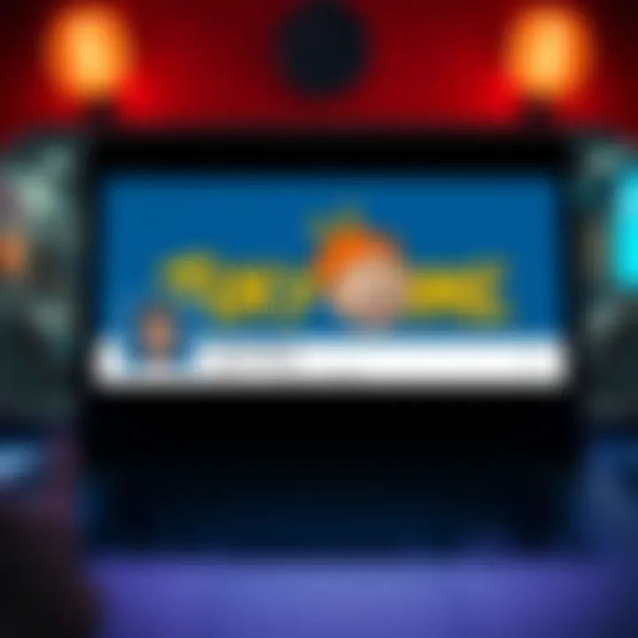 A bright and humorous username displayed on a social media profile with a silly cartoon profile picture, showcasing joy and laughter