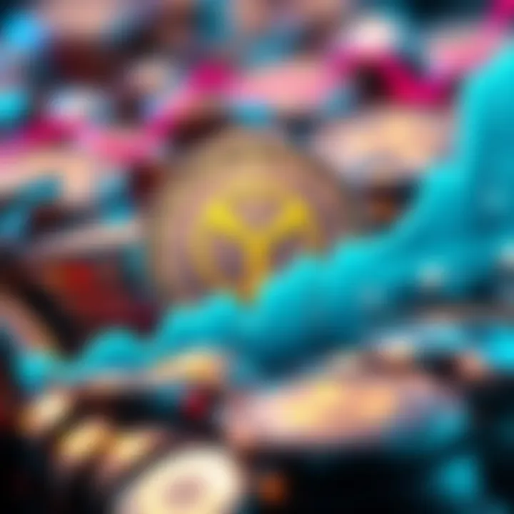 A visual representation of 1,000 XRP coins with a graph showing upward price trends for 2026.