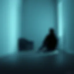 Gabriel sitting alone in a quiet room, looking contemplative as he deals with injuries affecting his emotional health.