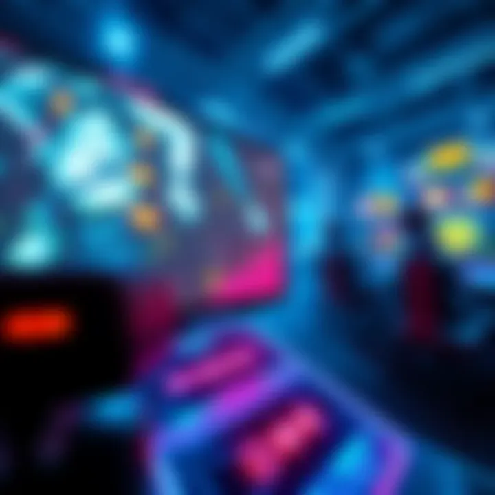 Game Update Visual A gaming screen showing updated AB amounts and arcade boost effects in action