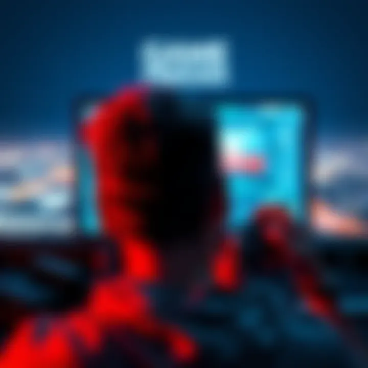 A gamer looks frustrated at a frozen game screen with an error message