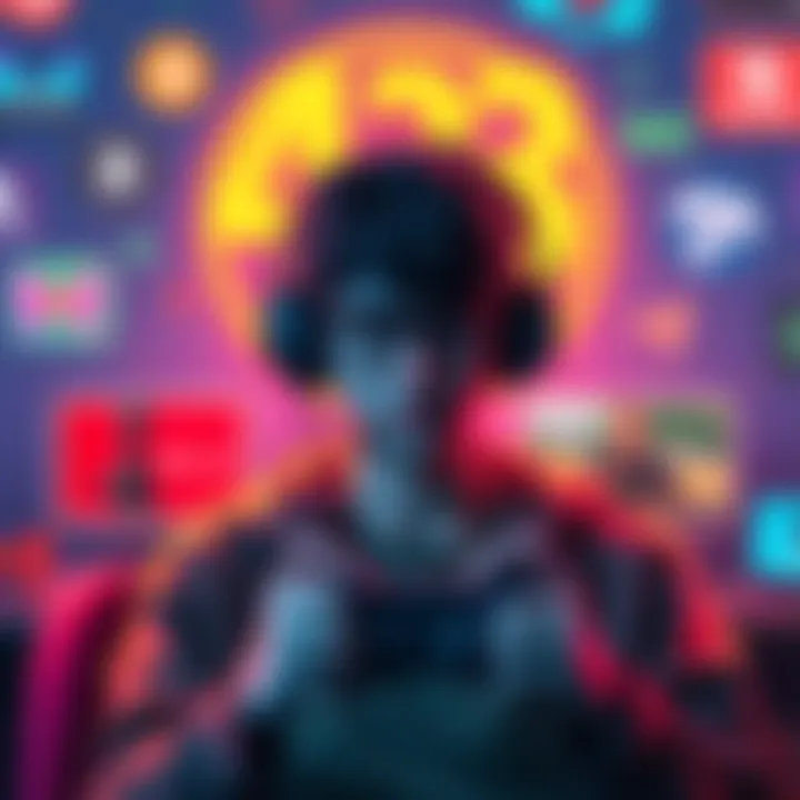 A gamer looking for help to get $4.23 in digital currency for gift cards, with gaming icons in the background.