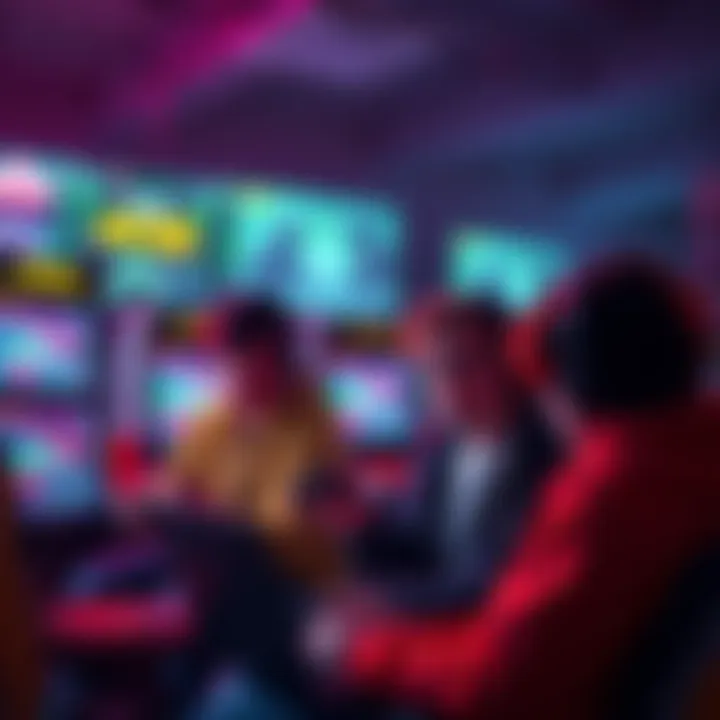 A group of gamers frustrated by access problems with Atlas Arcade, showing their screens with redirects to Atlas Apps, discussing solutions.