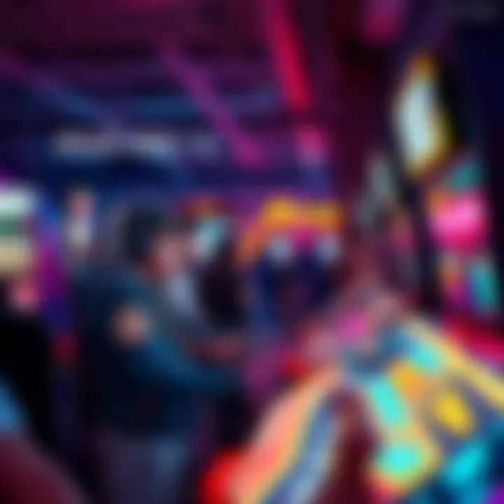 A group of gamers sharing their thoughts on the new games in the Atlas Arcade Event and the rewards system