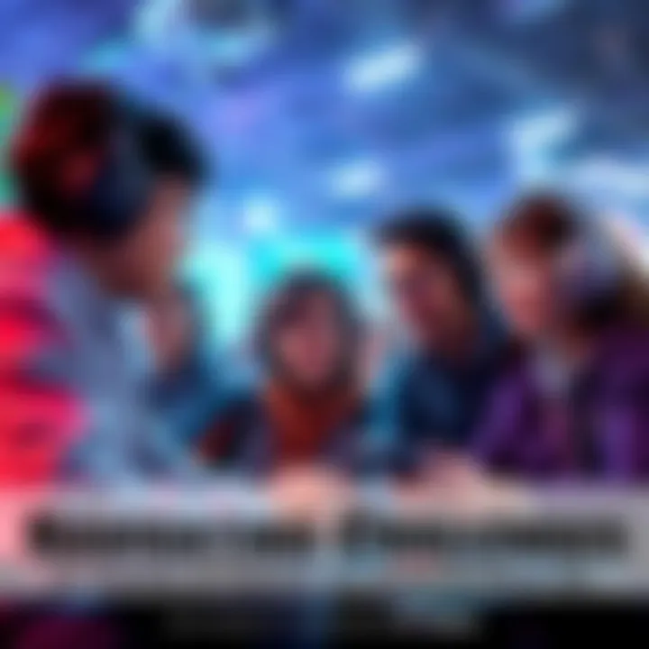 A group of gamers discussing strategies for overcoming obstacles in their gameplay activities.