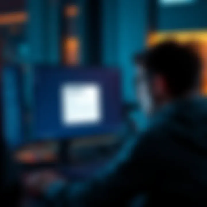 A person looking at a computer screen with a Gemini email stating account closure, looking confused and concerned.