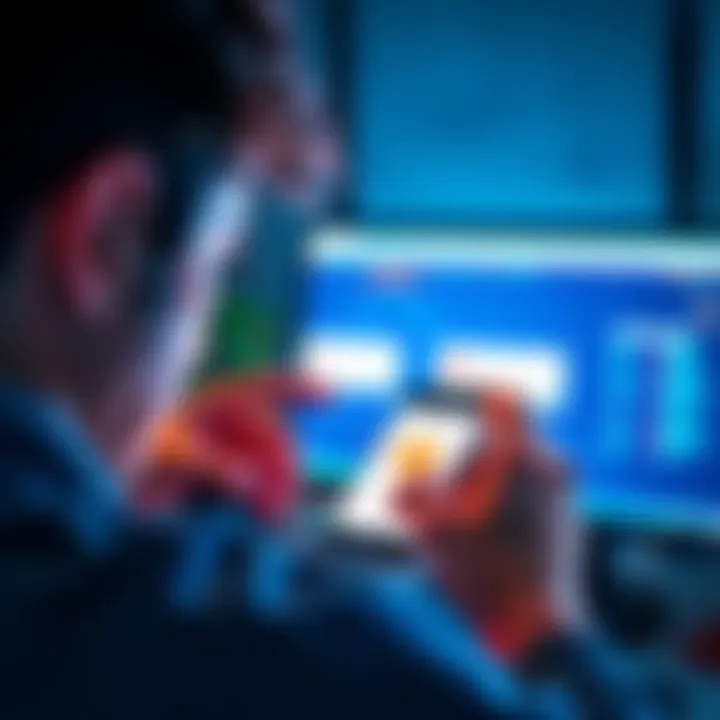 A frustrated person looking at a smartphone and computer screen showing Gemini app login error messages, illustrating user difficulties with the new passkey system.