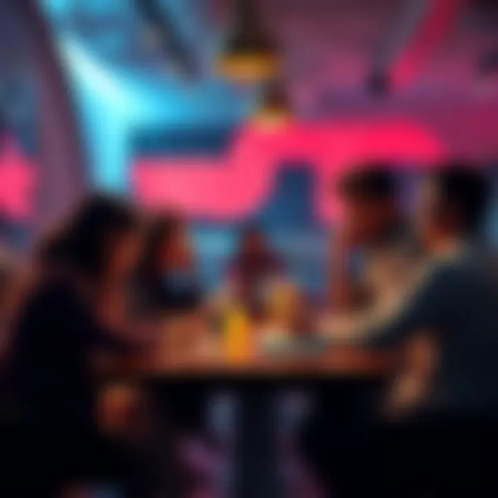 Gemini Credit Card Payment Discussion A group of people discussing credit updates and experiences related to Gemini Credit Card payments at a table