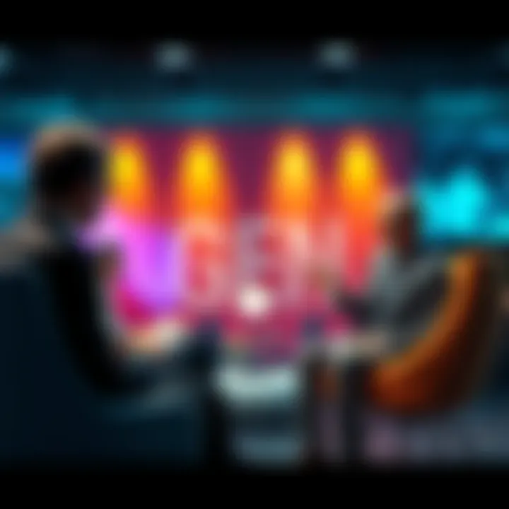 Gene sharing his insights on important topics in a discussion setting