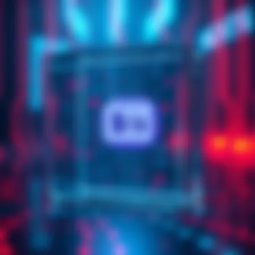 A clear piece of glass showcasing 5TB of encoded data, symbolizing advanced data storage technology.