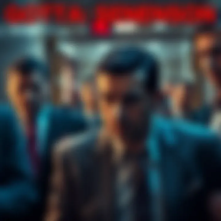 John J. Gotti's grandson being led away after sentencing for crypto fraud