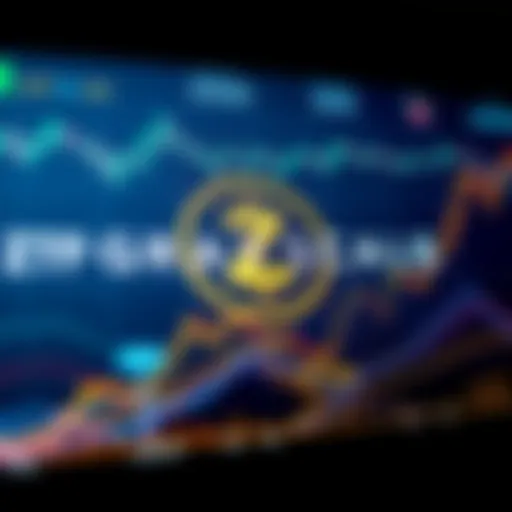 Graphic showing Grayscale logo with Zcash symbol and a rising price chart, symbolizing the launch of the first Zcash ETF in the U.S.