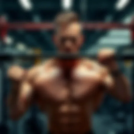 A person demonstrating various grip styles for optimal lat muscle growth during a workout