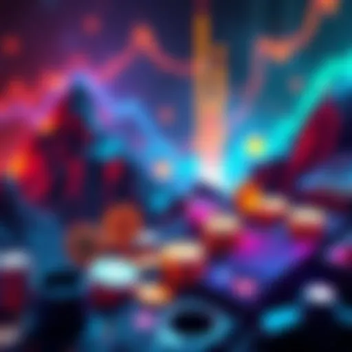 Graphic showcasing various altcoins with upward trends and positive market signals, representing investment potential for 2026.