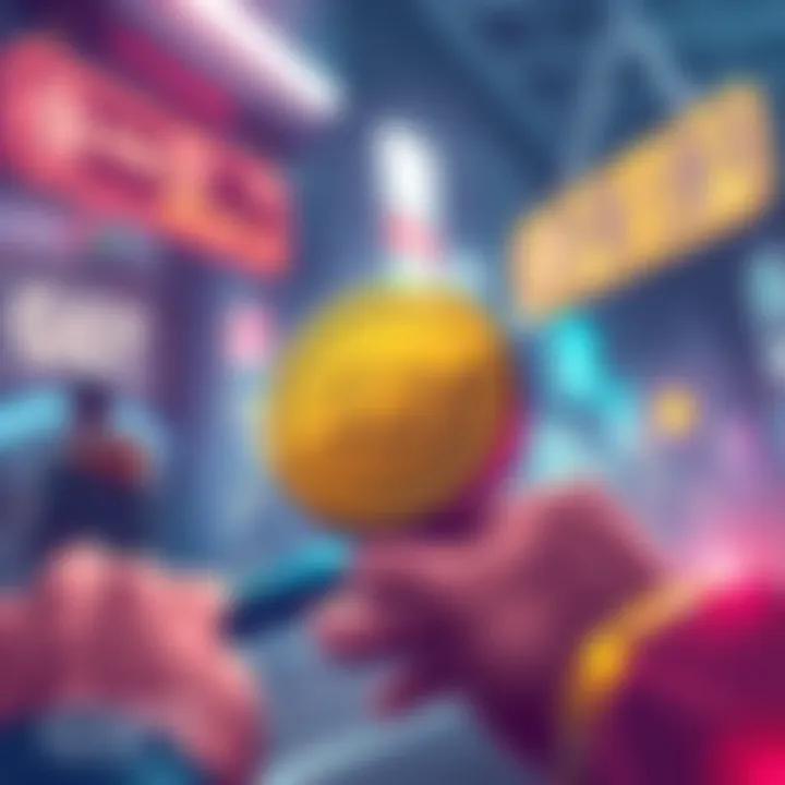 GST utility token in action Illustration showing a GST token being used for transactions in the STEPN ecosystem, highlighting its role as a utility token and not a speculative investment.