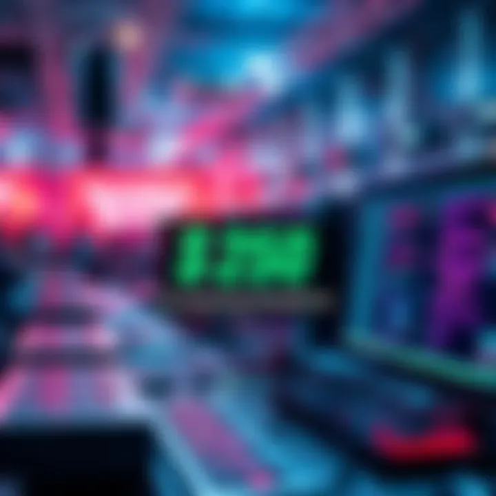 A graphic showing a hackathon event with tech elements like computers, coding symbols, and a $250 sponsorship message