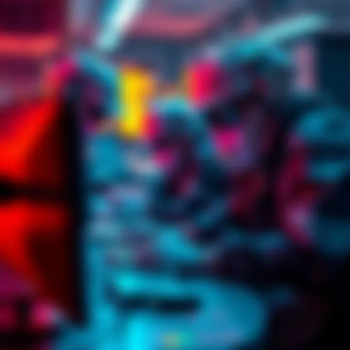A group of white hat hackers working on a computer to find a crypto vulnerability that could affect billions.