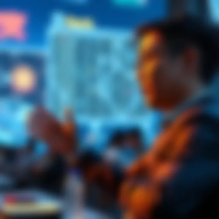 Hara from JANCTION explaining the decentralized AI system and GPU sharing concept during an online event.