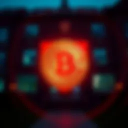 A graphic showing the Harvard logo with a Bitcoin symbol, indicating the university's investment in cryptocurrency.