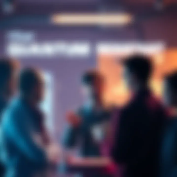 A group of people discussing the absence of Hbar from the quantum-resistant token list, engaging in advocacy efforts.