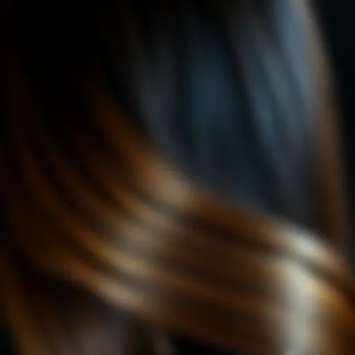 Shiny and smooth hair showcasing the potential effects of GHKCU on texture