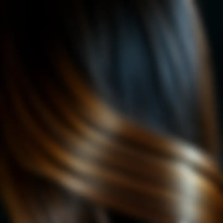 Shiny and smooth hair showcasing the potential effects of GHKCU on texture