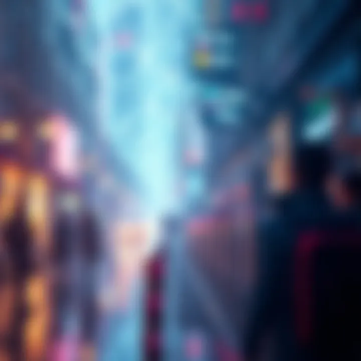 A visual representation of Hedera's idea of success through Invisible Ubiquity, showing interconnected technology impacting daily life