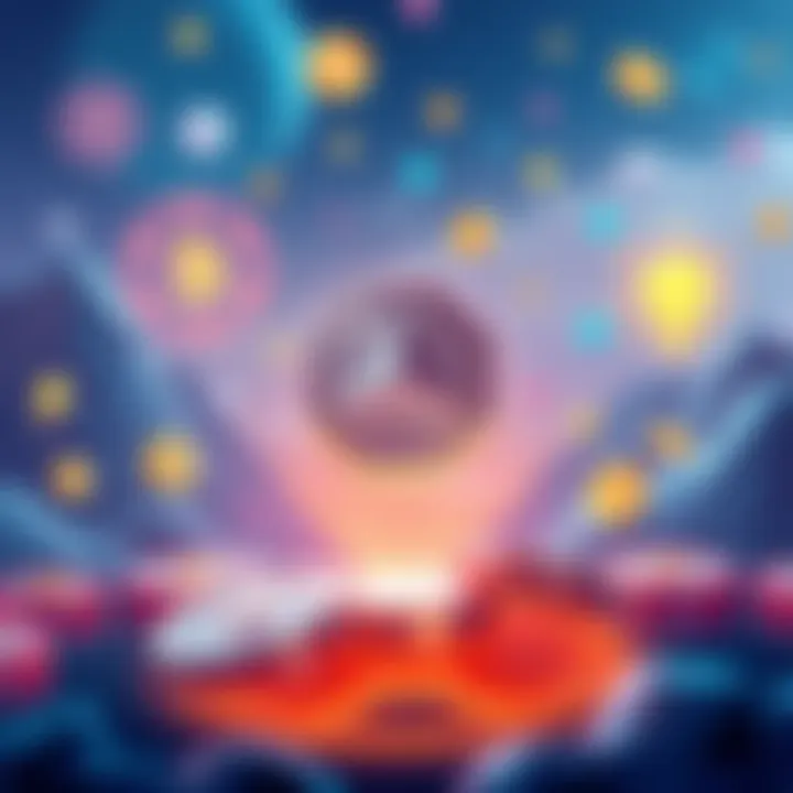 An illustration showing Helium Mobile tokens, with icons representing crypto payments and hotspots in the background, highlighting potential scams and user concerns.