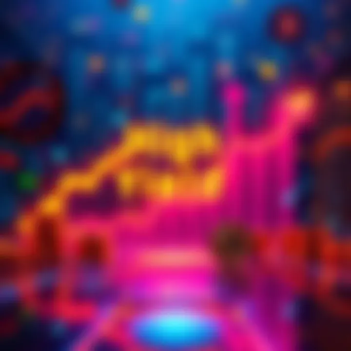 A visual representation of stablecoin yields with growth arrows and financial symbols, showcasing safe investment opportunities in DeFi.