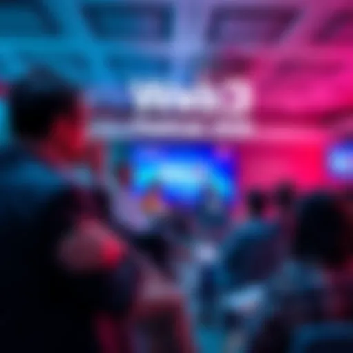 A group of speakers discussing Web3 technologies at HK Web3 Festival 2026 with an audience listening attentively.