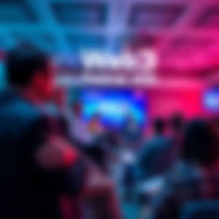 A group of speakers discussing Web3 technologies at HK Web3 Festival 2026 with an audience listening attentively.