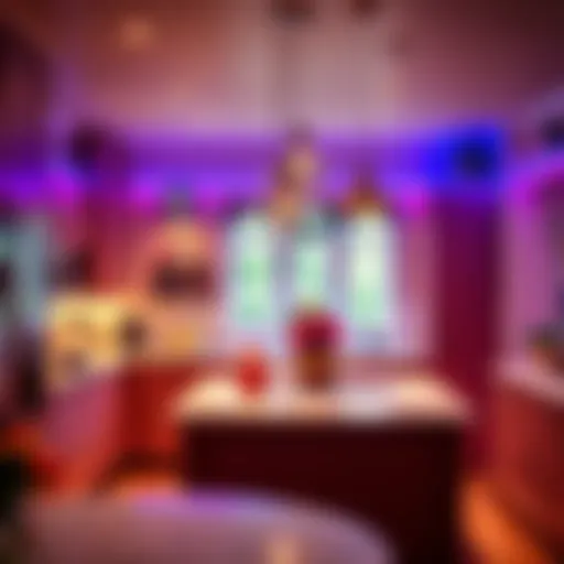 Adam and Jolene's kitchen with bright decor and positive vibes
