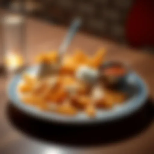 A plate of IHOP food presented in a less appealing manner using AI techniques