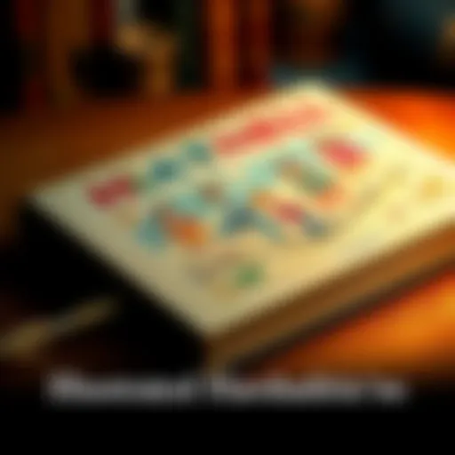 A beautifully designed illustrated hardcover book featuring colorful artwork on the cover and spine.