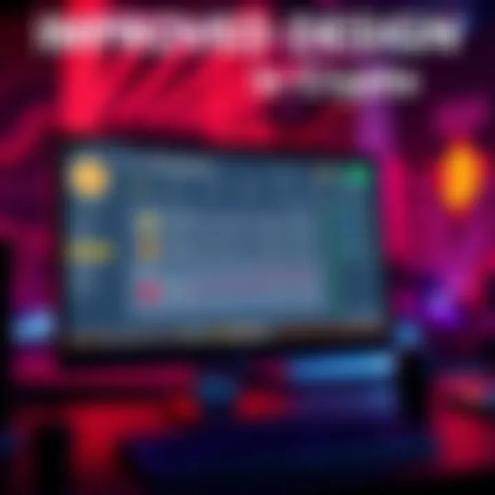 A visual representation of a computer screen displaying a user-friendly cryptocurrency platform, showcasing easy navigation and design elements that promote user safety.