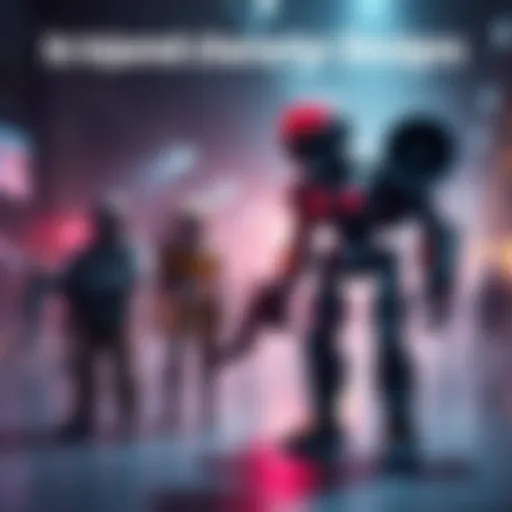 A selection of unique injured character designs, showcasing the Injured Upgraded Titan Cameraman and the Honorable Scientist Mech