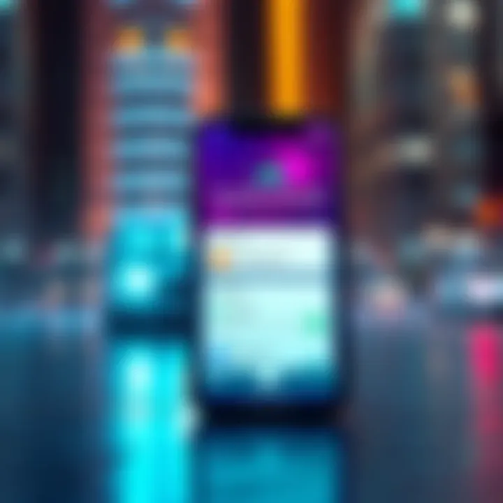 A smartphone displaying the Stratiphy app with Innovative Finance ISA option for crypto ETNs