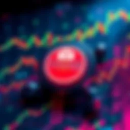 A graphic showing the HBAR logo with a price tag of $0.11, surrounded by financial symbols and charts, indicating market trends.