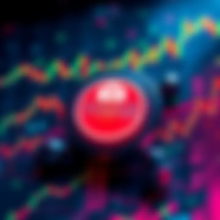 A graphic showing the HBAR logo with a price tag of $0.11, surrounded by financial symbols and charts, indicating market trends.