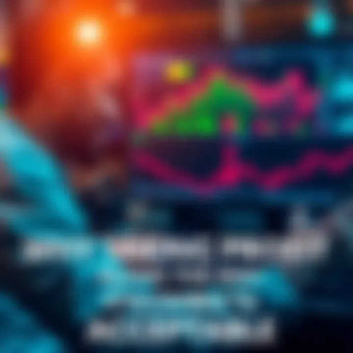 A person looking at financial graphs and charts expressing satisfaction after taking profits from their investments