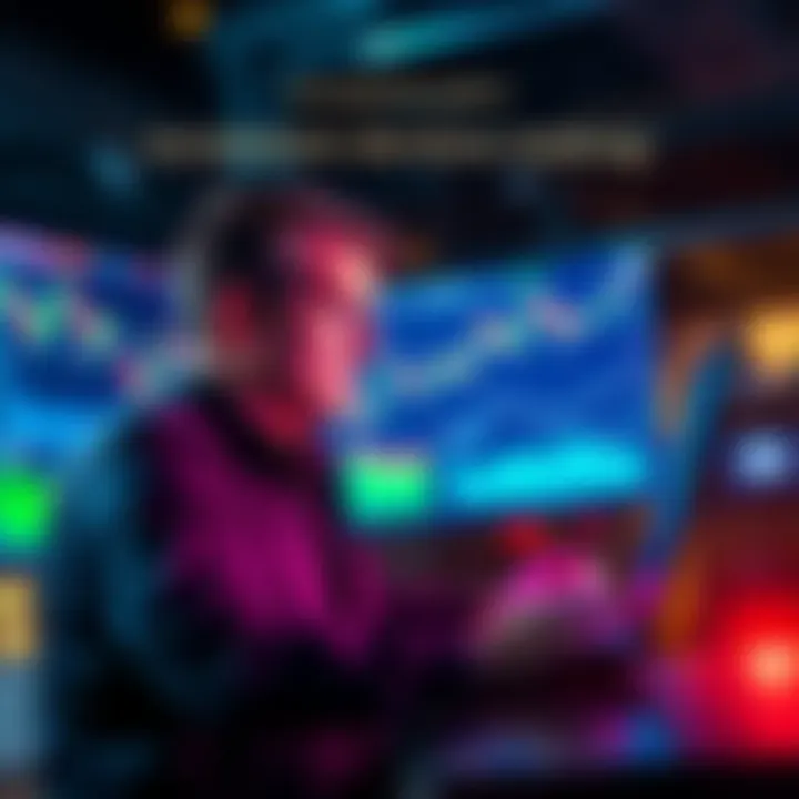 A person analyzing financial charts and graphs on a laptop, contemplating investment choices