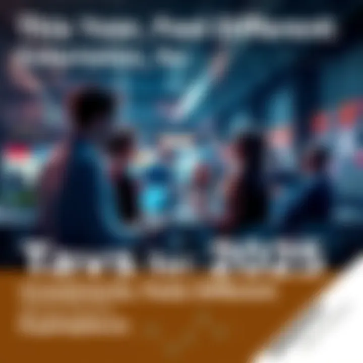 People discussing investment strategies and market changes for 2025 in a lively setting