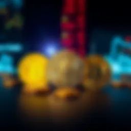 BlackRock, Goldman Sachs, and Morgan Stanley logos with Bitcoin symbols representing their investments in cryptocurrency