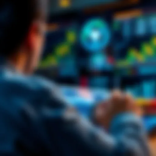 Person looking at financial graphs and charts related to POL investment